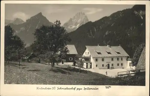 Hinterstoder Schmalzerhof Sptizmauer Kat. Hinterstoder