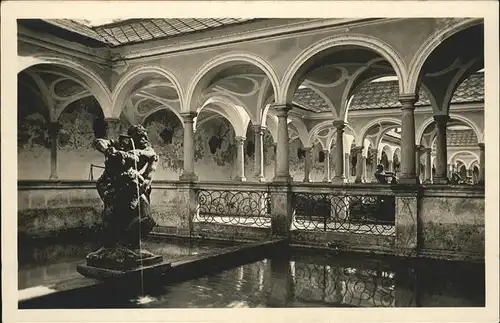 Kremsmuenster Fischbehaelter Brunnen Kat. Kremsmuenster