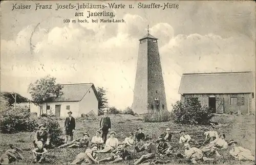 Jauerling Kaiser Franz Josef Jubilaeums Warte Stauffer Huette Kat. Maria Laach am Jauerling