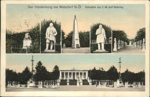 Heldenberg Ruhestaette F. M. Graf Radetzky Kat. Heldenberg