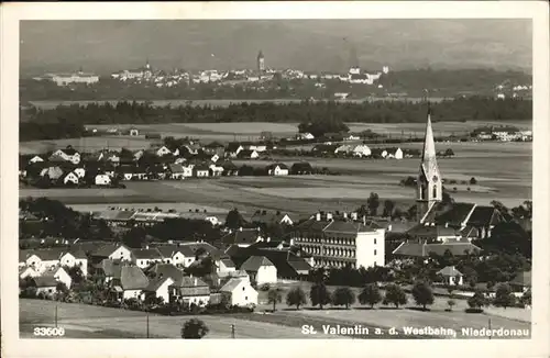 St Valentin Niederoesterreich Westbahn Niederdonau Kat. St. Valentin