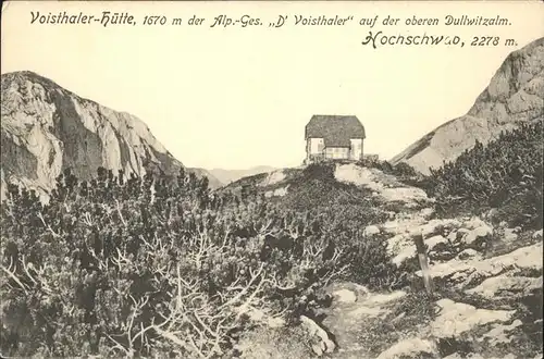 Hochschwab Voisthaler Huette Dullwitzalm