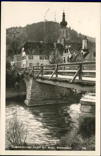 Anger oesterreich Steiermark Sommerfrische Bruecke Kat. Anger