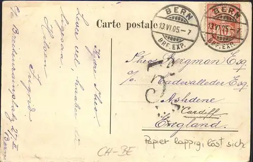 Bern BE Baerengraben Kat. Bern