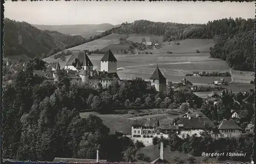 Burgdorf Bern Panorama Kat. Hasle Burgdorf