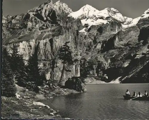 kk02350 Kandersteg BE Oeschinensee Kategorie. Kandersteg Alte Ansichtskarten