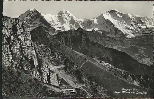 Schynige Platte Eiger Moench Jungfrau Kat. Schynige Platte