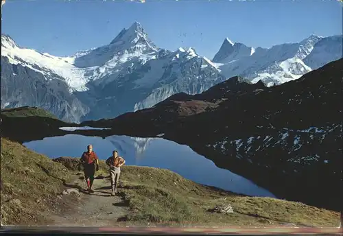 kk02365 Grindelwald Bachsee Schreckhorn Kategorie. Grindelwald Alte Ansichtskarten