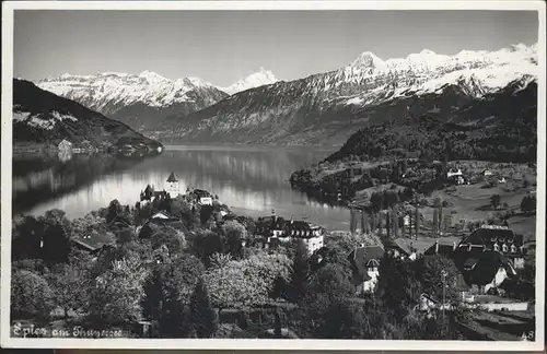 kk02368 Spiez BE Thunersee Kategorie. Spiez Alte Ansichtskarten