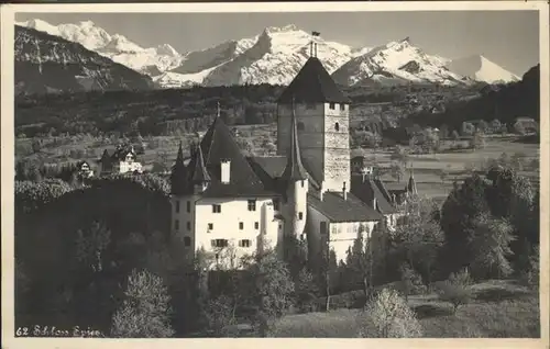 kk02372 Spiez BE Schloss  Kategorie. Spiez Alte Ansichtskarten