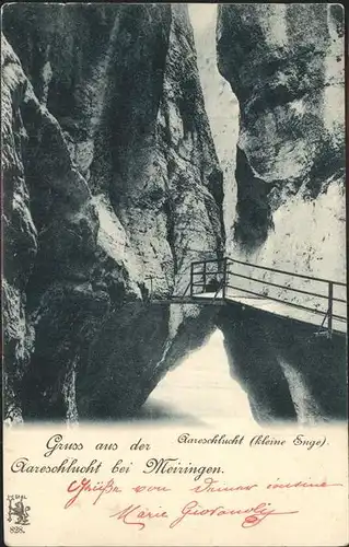 Meiringen Gareschlucht Kat. Meiringen