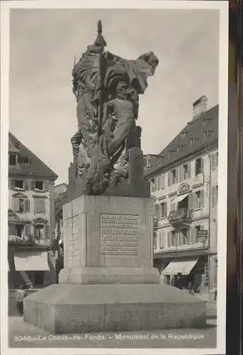 La Chaux de Fonds Monument de la Republique Kat. La Chaux de Fonds