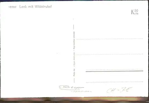 Lenk Simmental Wildstrubel Kat. Lenk Simmental