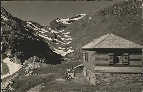 kk02543 Muerren BE Schilthorn-Huette Kategorie. Muerren Alte Ansichtskarten