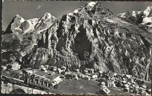 kk02557 Muerren BE Allmendhubelbahn Eiger Moench Jungfrau Kategorie. Muerren Alte Ansichtskarten