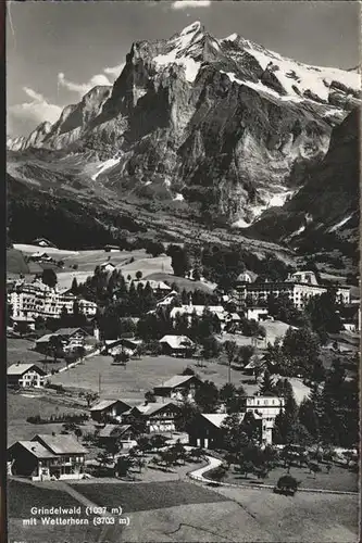 kk02575 Grindelwald Wetterhorn Kategorie. Grindelwald Alte Ansichtskarten