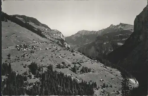 Gimmelwald Interlaken Maennlichen Lauberhorn Kat. Gimmelwald