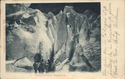 kk02591 Grindelwald Eisgrotte Kategorie. Grindelwald Alte Ansichtskarten