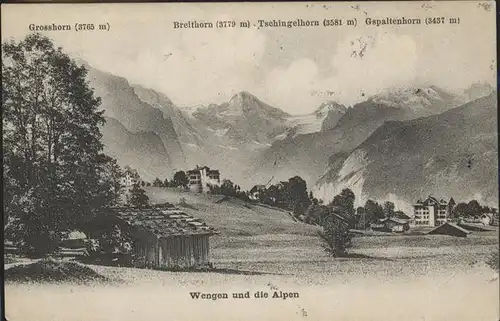 Wengen Alpen Kat. Wengen