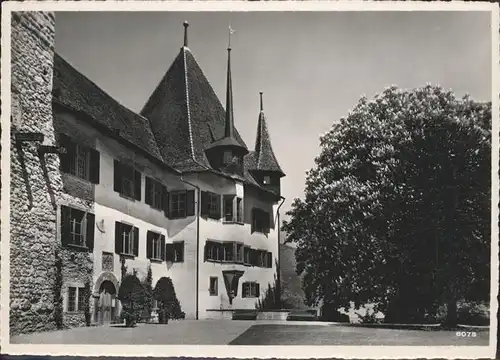 kk02645 Spiez BE Schloss Kategorie. Spiez Alte Ansichtskarten