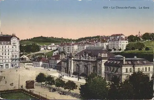 La Chaux de Fonds La Gare Kat. La Chaux de Fonds