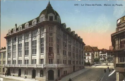 La Chaux de Fonds Maison du Peuple Kat. La Chaux de Fonds