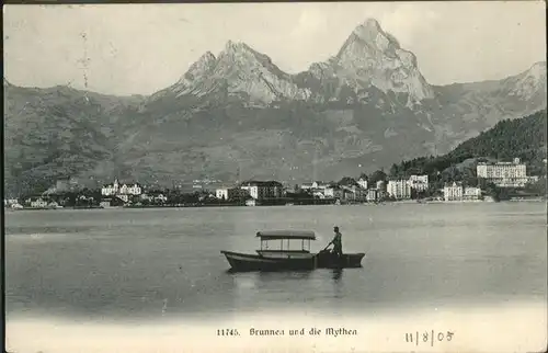 Brunnen SZ Die Mythen Kat. Brunnen