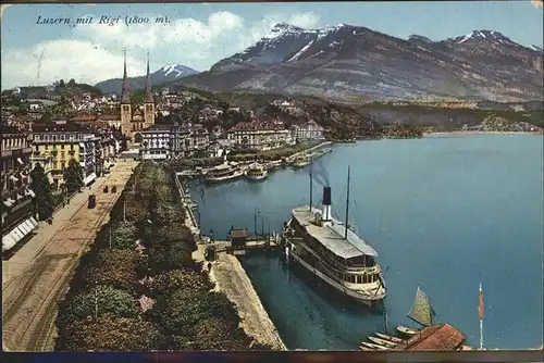 Luzern LU Rigi Schweizerhof Nationalquai Kat. Luzern