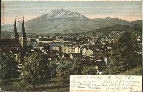 Luzern LU Pilatus Kat. Luzern