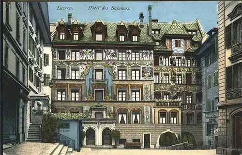 Luzern LU Hotel des Balances Kat. Luzern