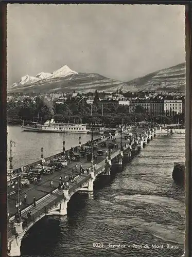 Geneve GE Pont du Mont Blanc Kat. Geneve