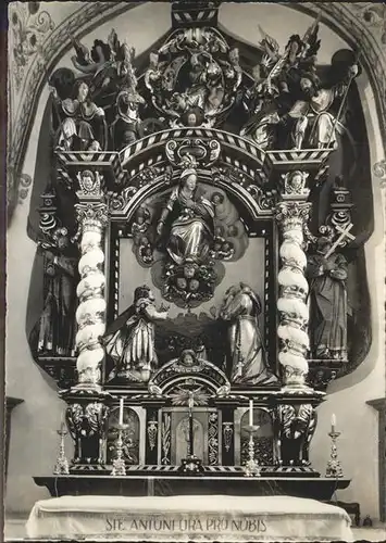 Hergiswald Wallfahrtskapelle St. Antonius Altar / Kriens /Bz. Luzern