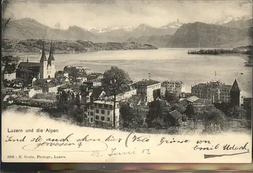 Luzern LU Alpen Kat. Luzern