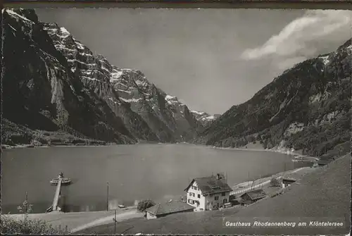 Kloental Kloentalersee Gasthaus Rhodannenberg Kat. Kloental