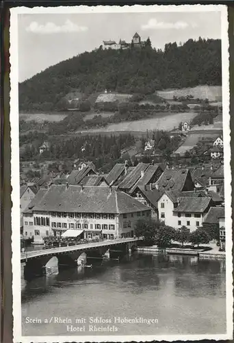 Stein AG Hotel Rheinfels Schloss Hohenklingen Kat. Stein AG