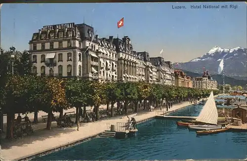 Luzern LU Hotel National Rigi Kat. Luzern