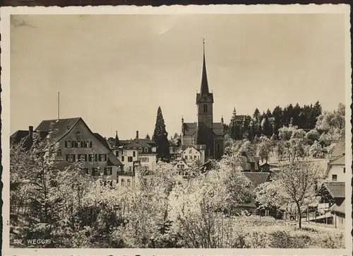 kk03251 Weggis LU Teilansicht Kategorie. Weggis Alte Ansichtskarten