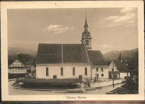 Steinen SZ Kirche / Steinen /Bz. Schwyz