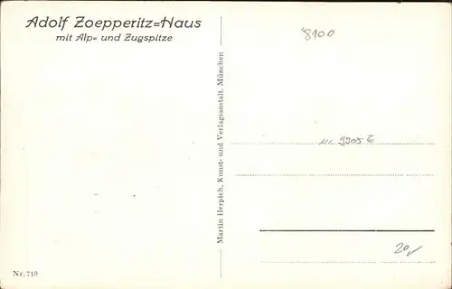 Adolf Zoepperitzhaus Zugspitze