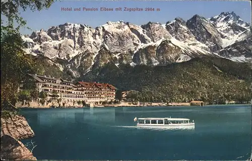 Eibsee Hotel Pension Zugspitze Schiff 