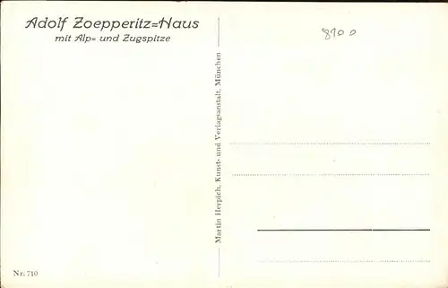 Adolf Zoepperitzhaus Zugspitze