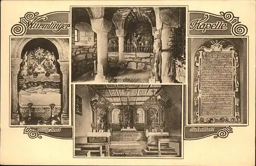 Wurmlingen Kapelle oelberg Gedenktafel  Kat. Rottenburg am Neckar