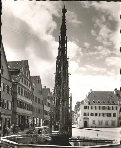 Rottenburg Neckar Marktbrunnen Kreissparkasse Kat. Rottenburg am Neckar