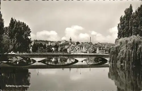 Rottenburg Neckar Bruecke Kat. Rottenburg am Neckar