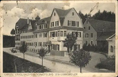 Sebastiansweiler Christl Erholungsheim Schwefelbad Kat. Schechingen
