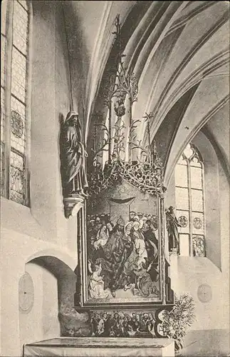 Pasing Blutenburg Altar ehemalige Schlosskapelle Kat. Muenchen