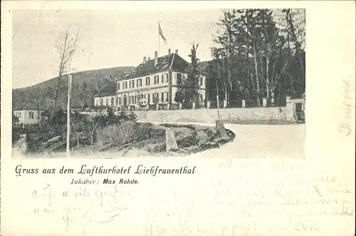 Liebfrauenthal Goersdorf Elsass Kurhotel Liebfrauenthal / Goersdorf /Arrond. de Wissembourg