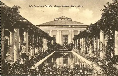 Weston-super-Mare Clarence & Uphill Lily Pond Pavillon Dome Kat. North Somerset