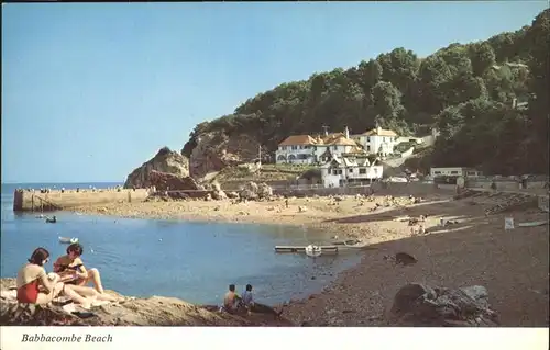 Torbay Babbacombe Beach Baden Strand  Kat. Torbay