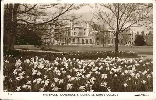 Cambridge Cambridgeshire The Backs St. John's College / Cambridge /Cambridgeshire CC